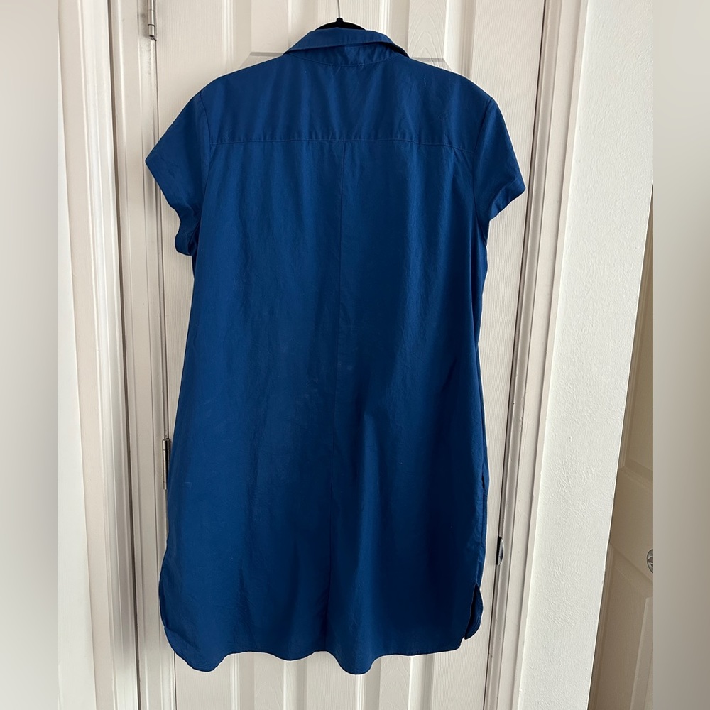Universal Standard Stretch Poplin Shirtdress In N… - image 3